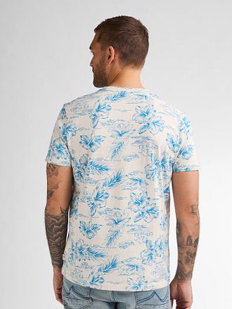Petrol T-Shirt Crestview Print Blauw M-1050-TSR623-0112 kopen