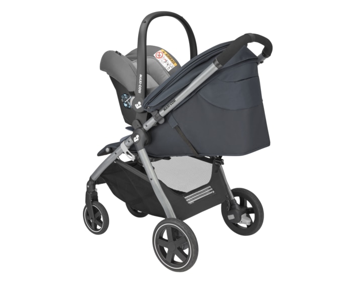 Gia 0 - 4 Y   0 - 22 kg    All-Terrain Reifen |    Ausziehbares Sonnenverdeck |    XL-Einkaufskorb |    Ein-Hand-Klappmechanismus |