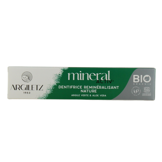 Dentifrice à l'extrait d'aloe vera Argiletz