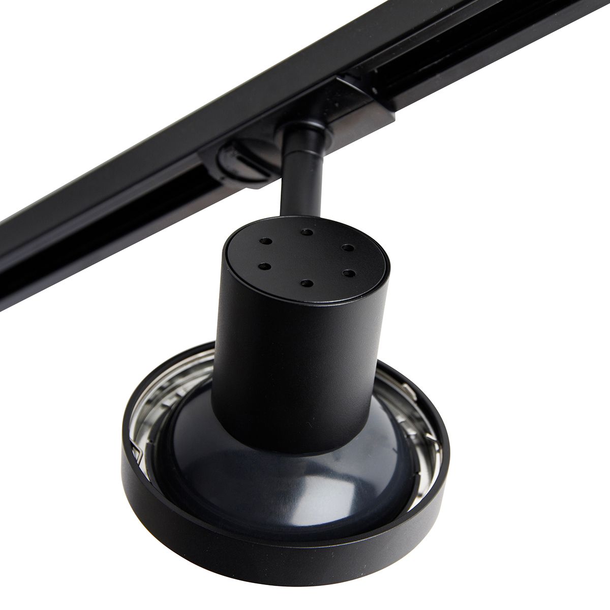 Moderne 1-fase railspot zwart GU10 111mm - Iconic Jeany