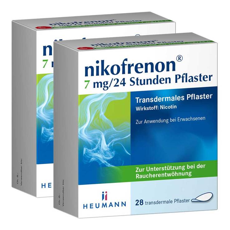 nikofrenon 7 mg / 24 Stunden Pflaster, 2x28 St