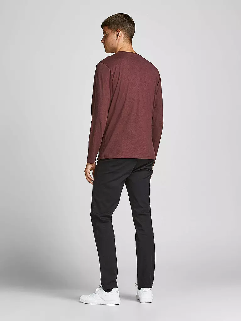 JACK & JONES Chino Slim Fit JPSTMARCO  schwarz