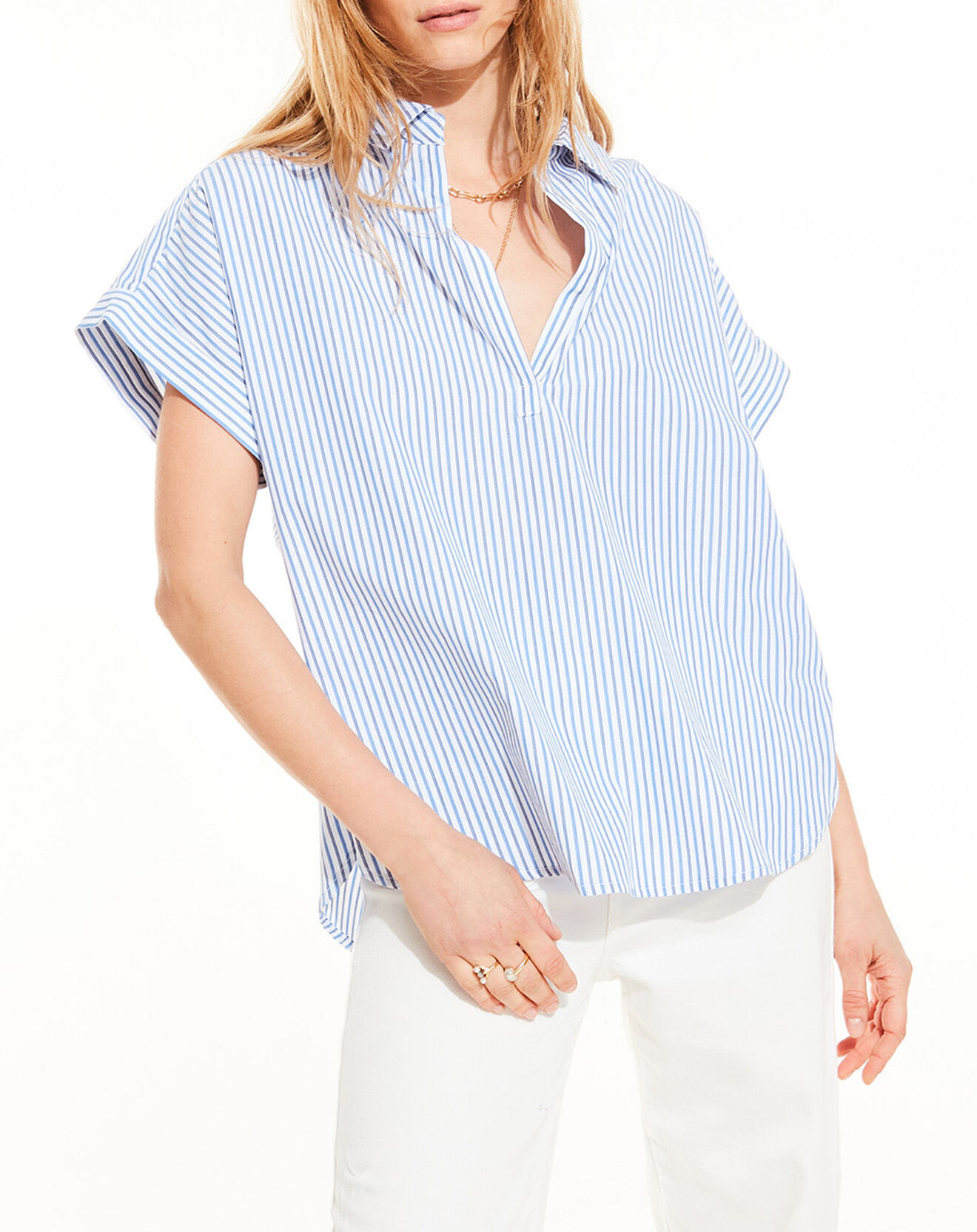 Stella Forest Top Jordan rayé bleu