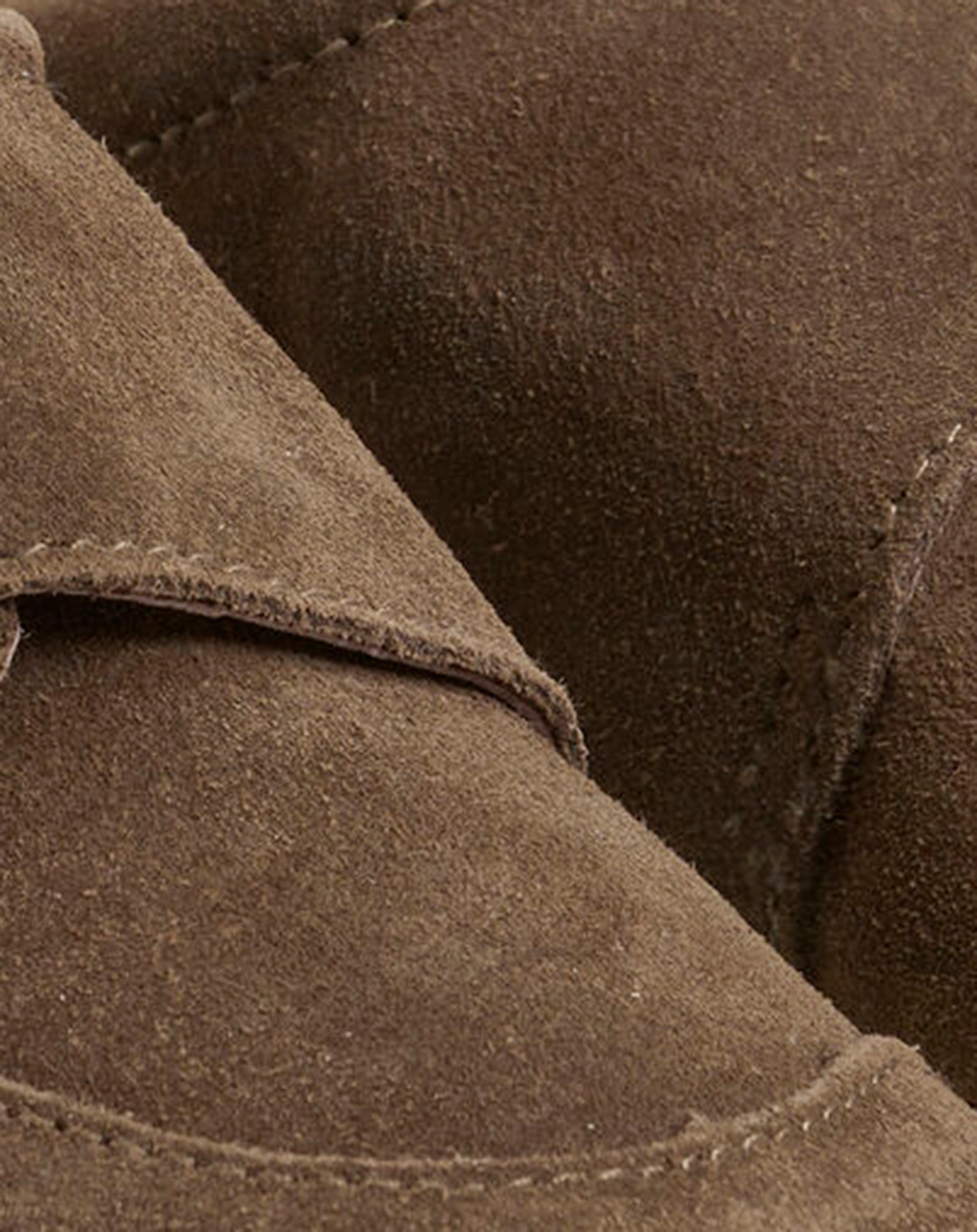 Krabbelschuhe SUEDE VELCRO in acorn