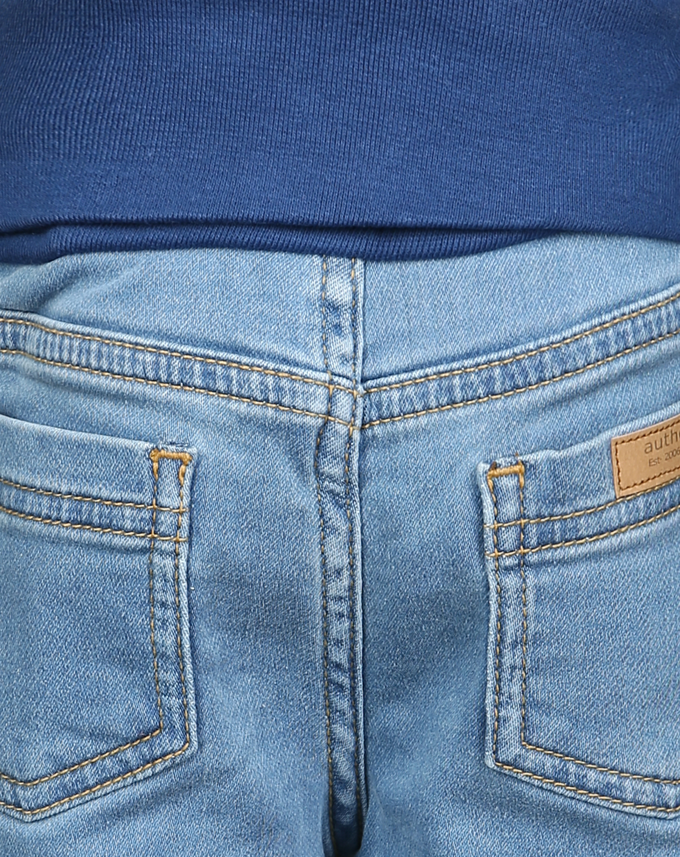 Jeans-Schlupfhose EASY in mittelblau