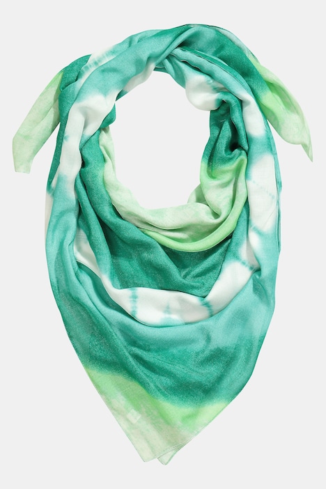Tuch, Batik-Druck, Quasten
