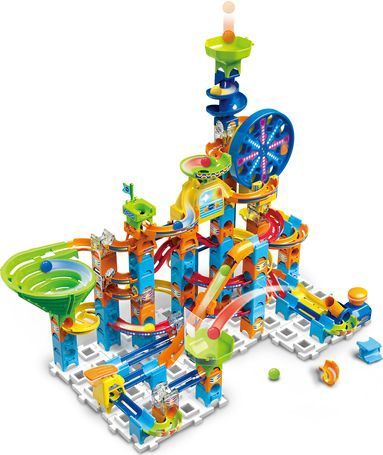 VTech - Marble Rush - Knikkerbaan - 128 Onderdelen - Incl. 10 Knikkers met Licht- en Geluidseffecten