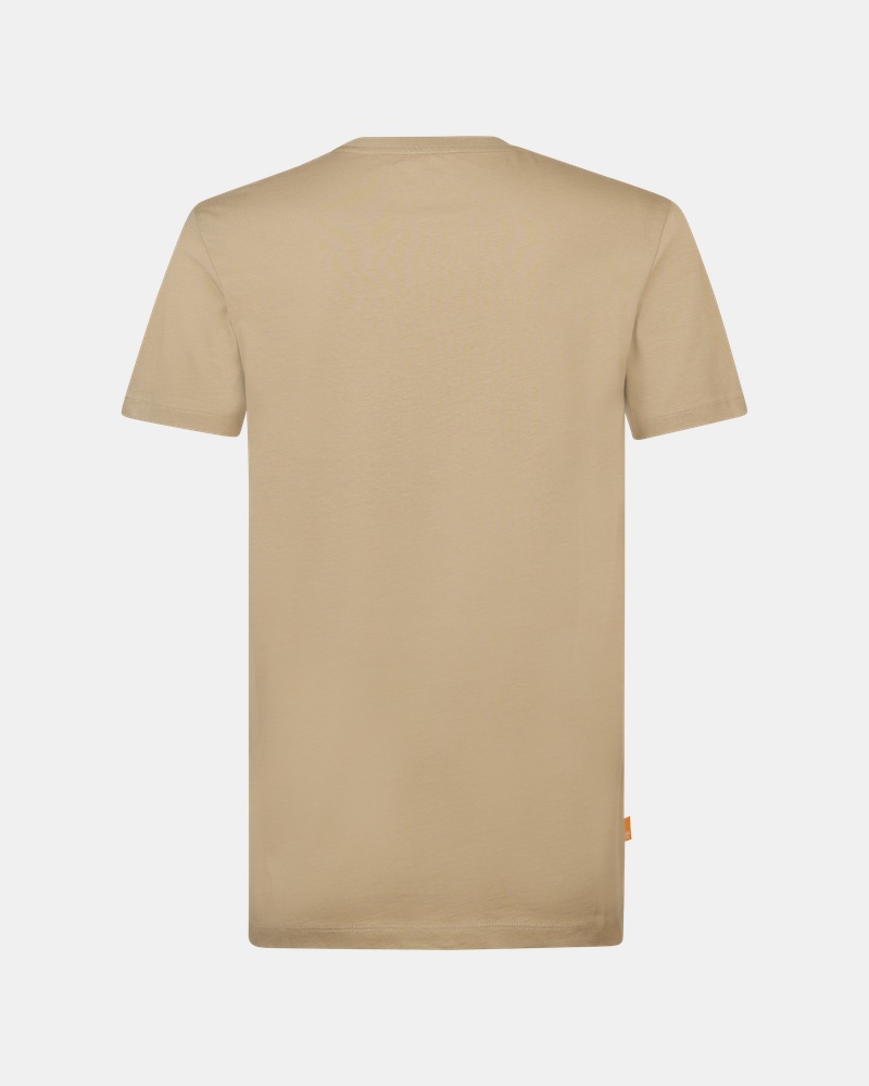 Timberland Grapic Tee Shirt  - beige
