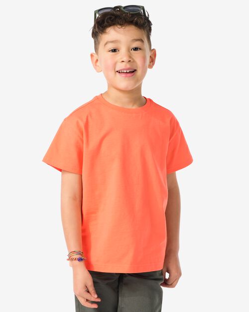 t-shirt enfant orange