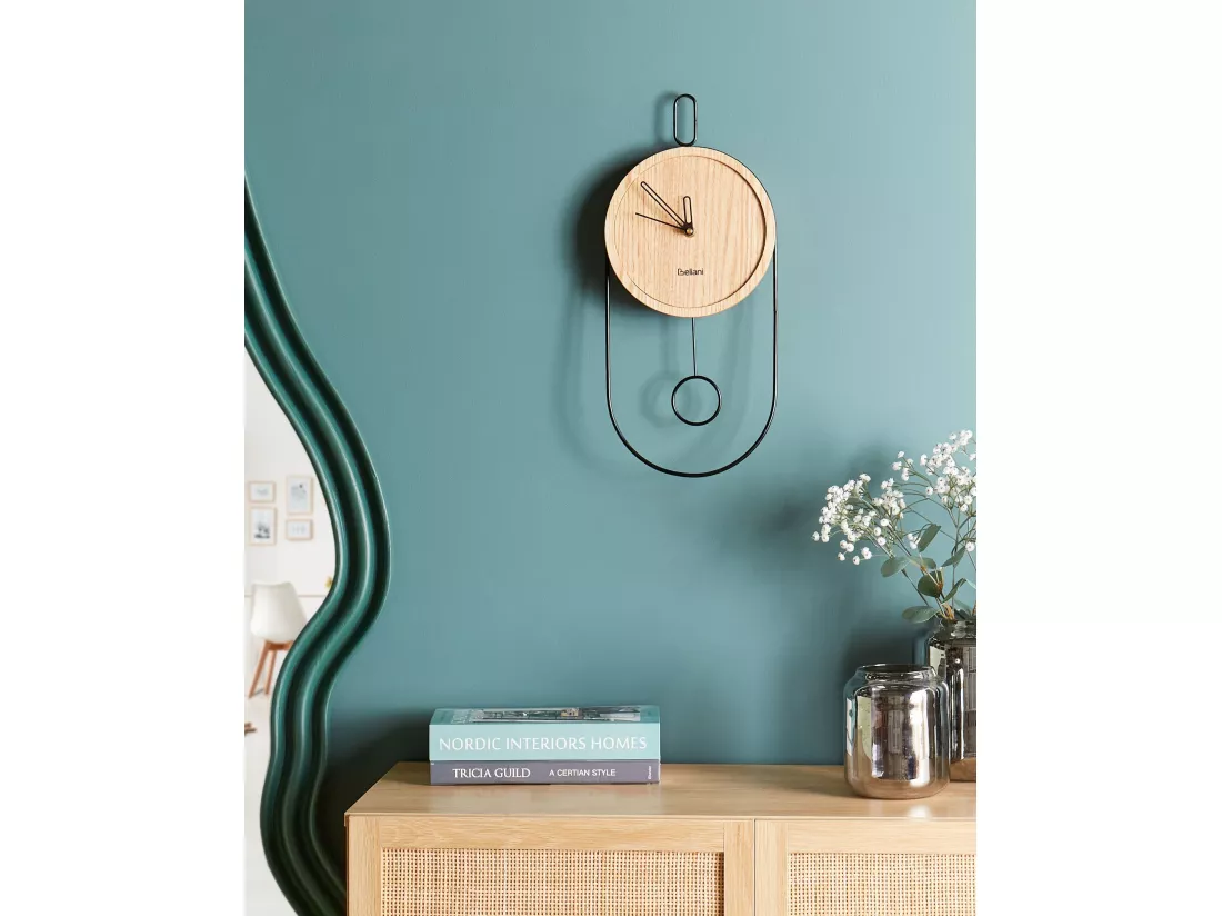 Horloge murale SIERRE 20 cm Marron clair