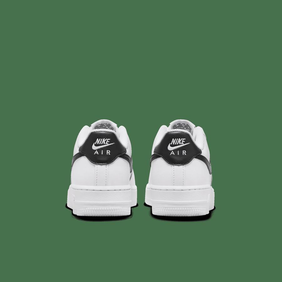 Nike Air Force 1 Big Kids' Shoes WHITE/BLACK
