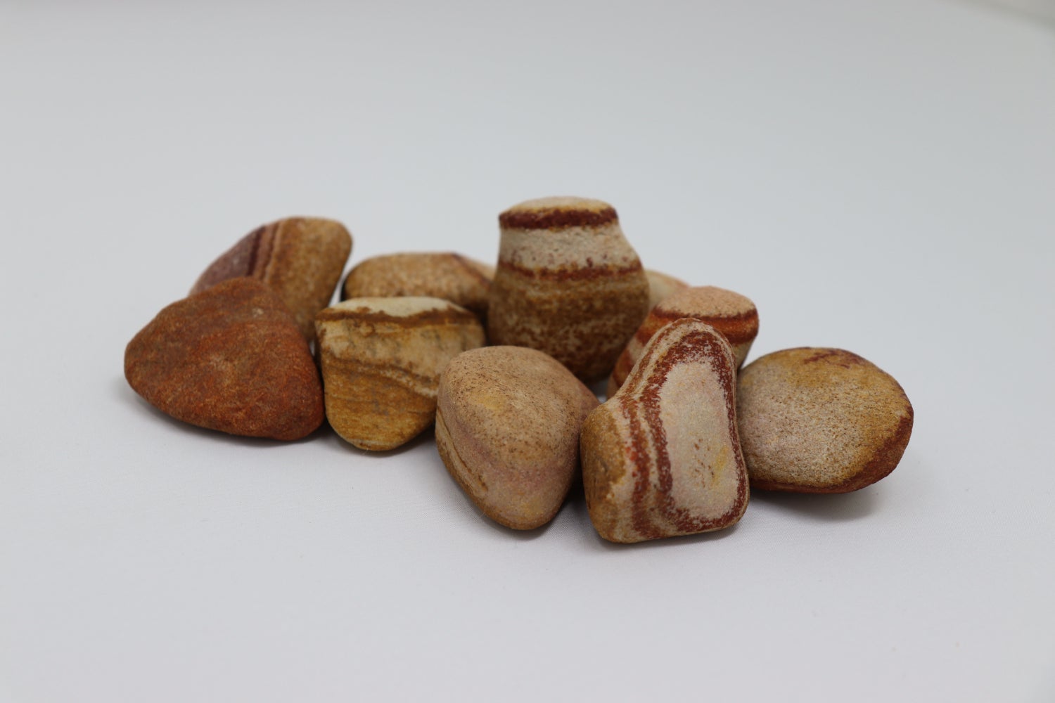 40kg kiezels, rivierkiezels, tuingrind, siergrind, zandsteen