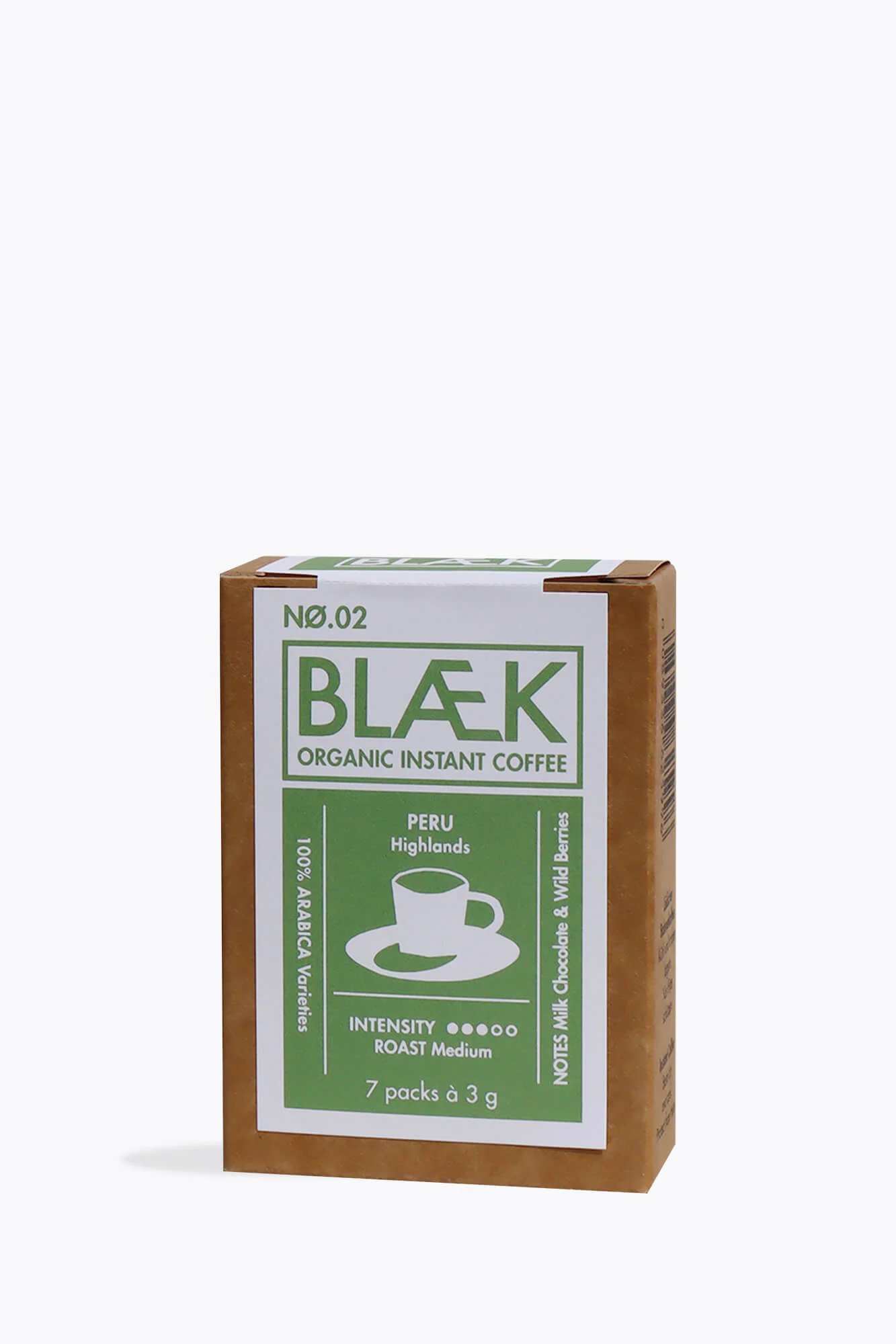 BLÆK Organic Instant Coffee No. 2 Peru 21g