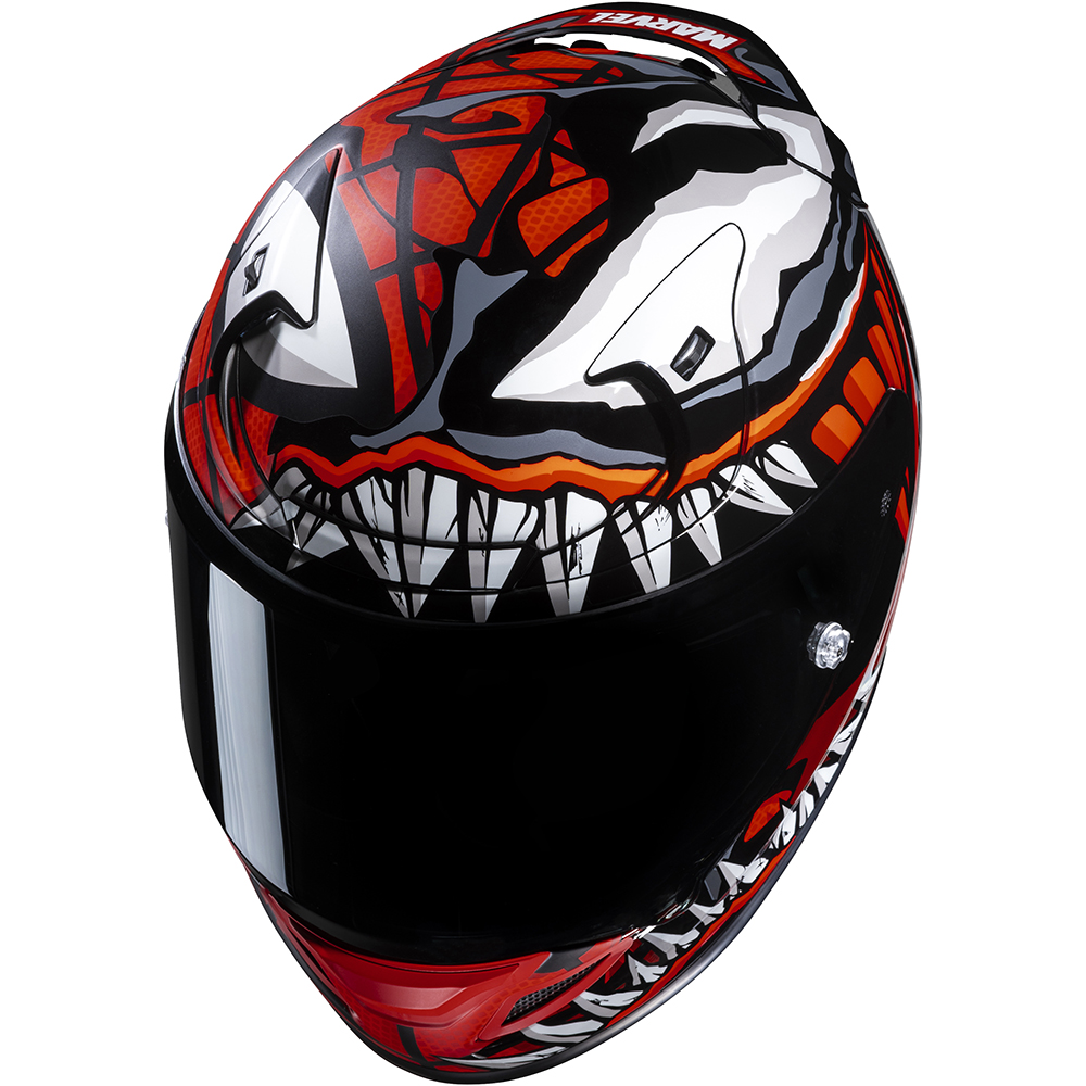 HJC - Casque RPHA 12 Maximized Venom MC1SF / Rouge / Blanc / Noir / Mat