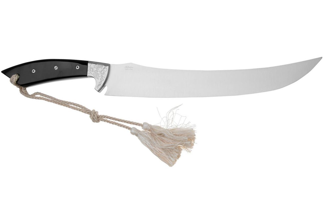 Saladini Champagne Saber Buffalo Horn, champagne sabel