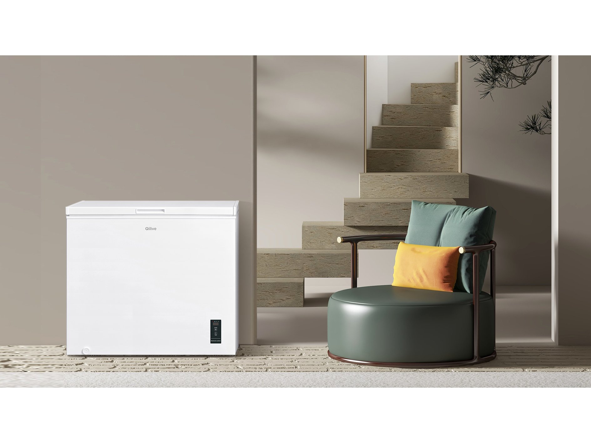 ARCA CONGELADORA HORIZONTAL QILIVE Q.6837 198L