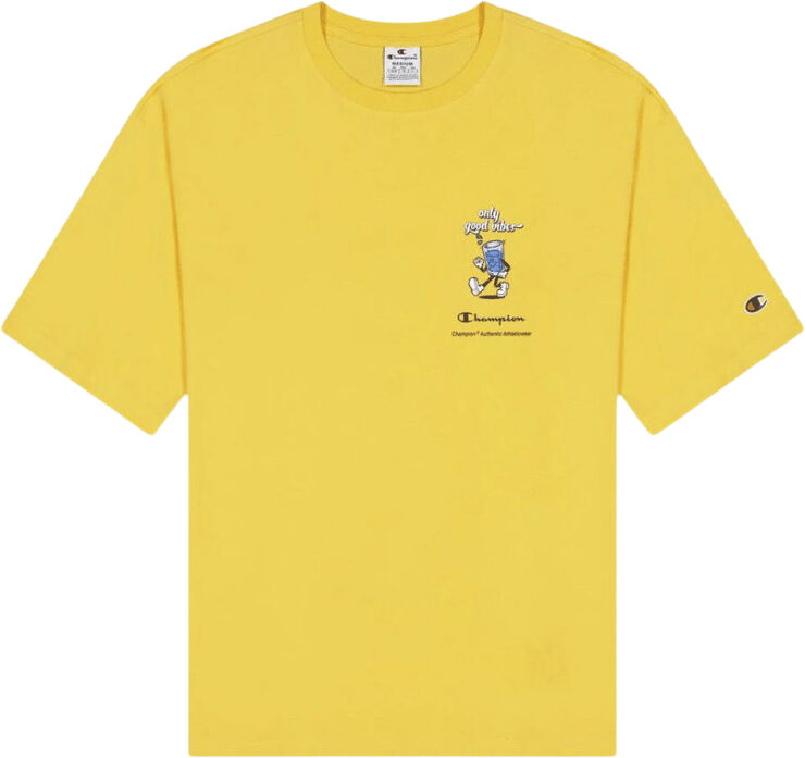 Champion graphic crewneck t-shirt Amber yellow