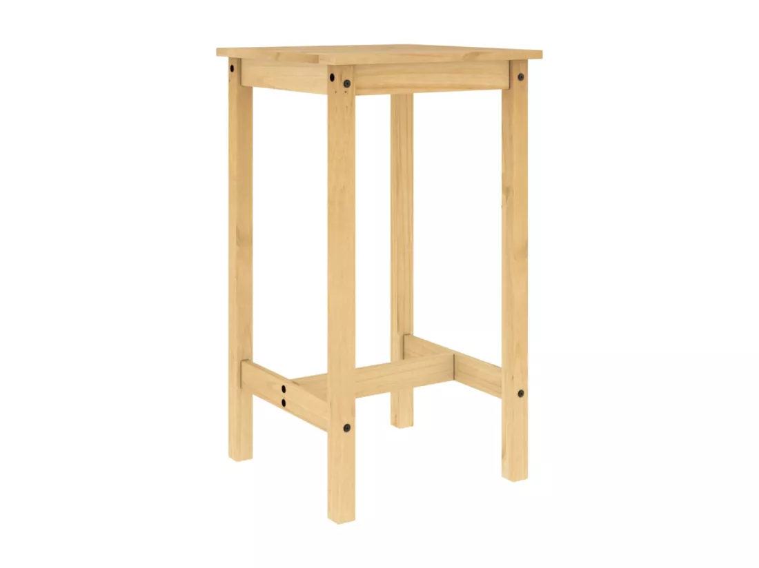 Ensemble de bar 5 pcs Bois de pin massif