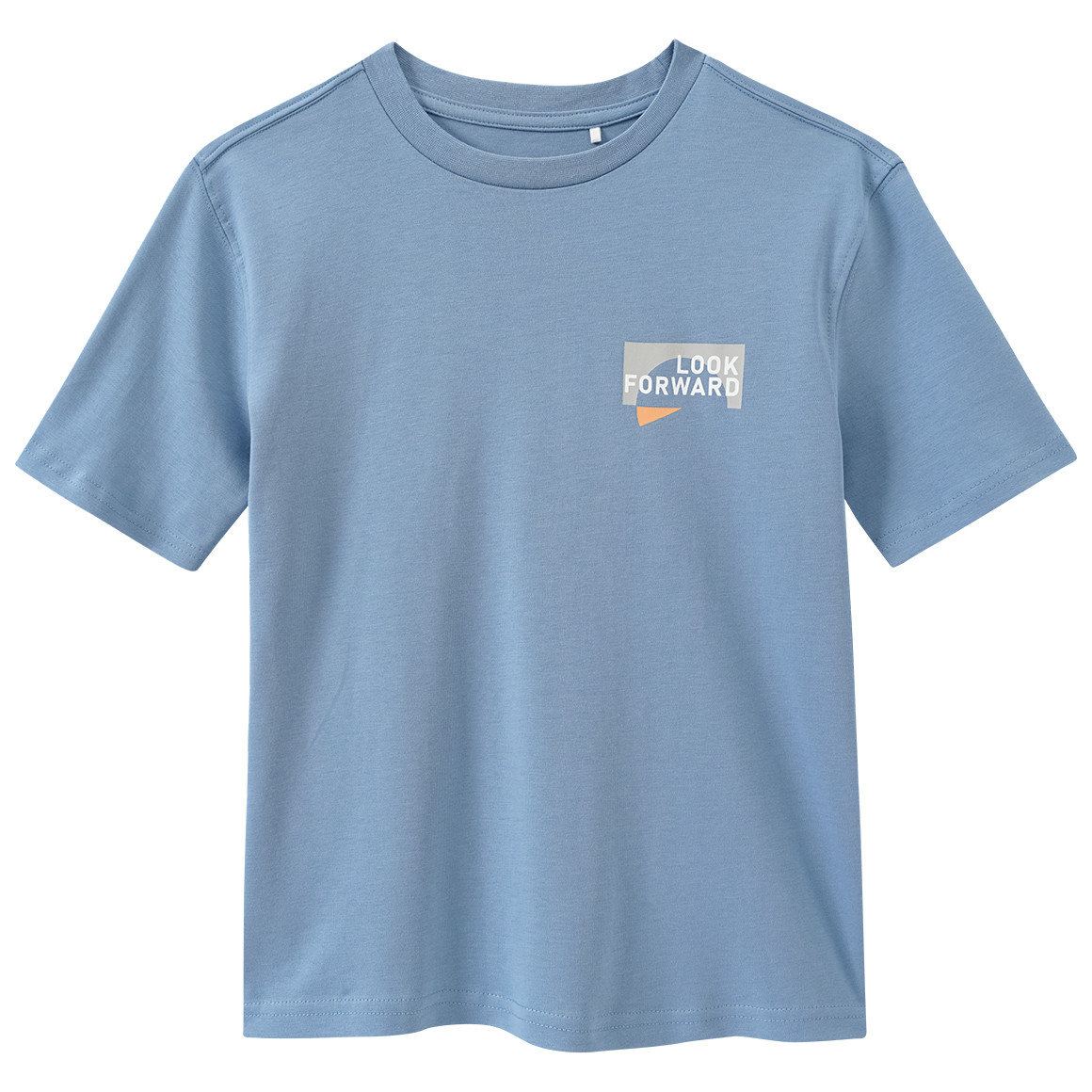 Yigga Jungen T-Shirt mit Rücken-Print blau
