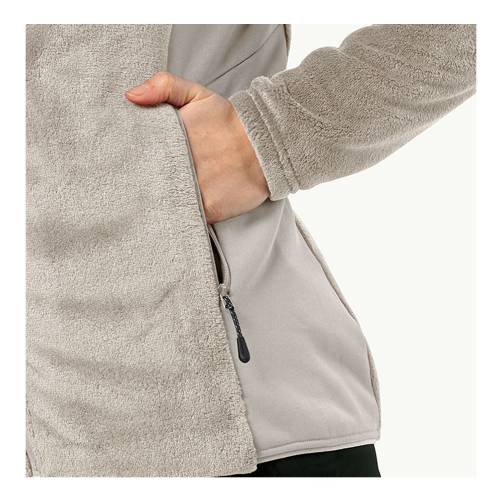 Jack Wolfskin ROTWAND - Polaire Femme dove