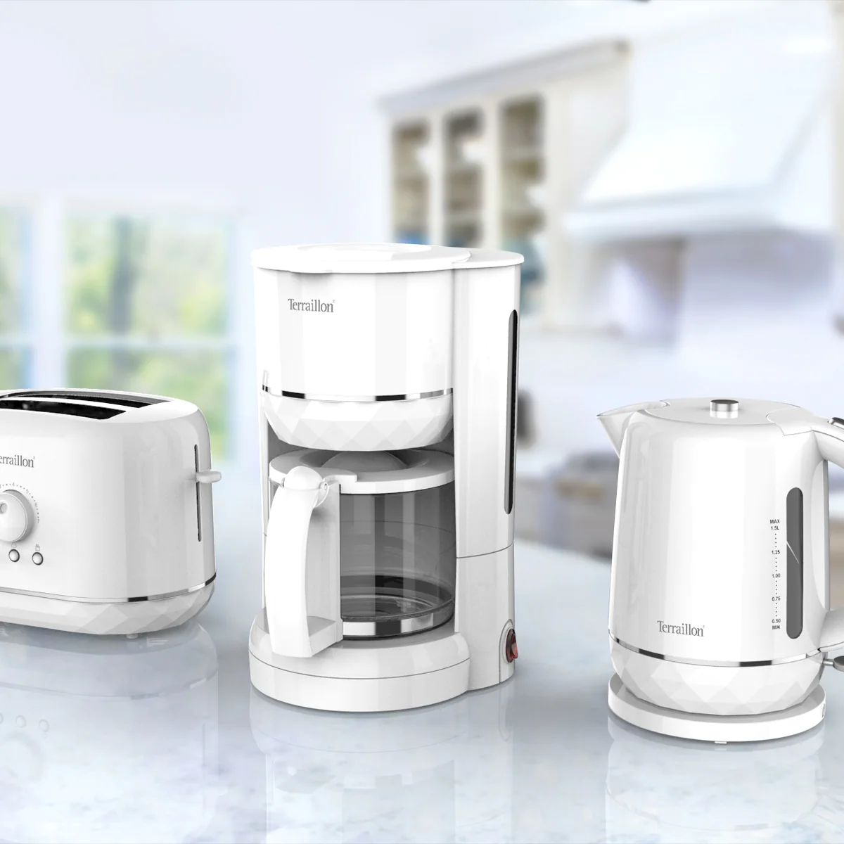 Cafetière filtre Diamant 1,25 L 980 W Terraillon