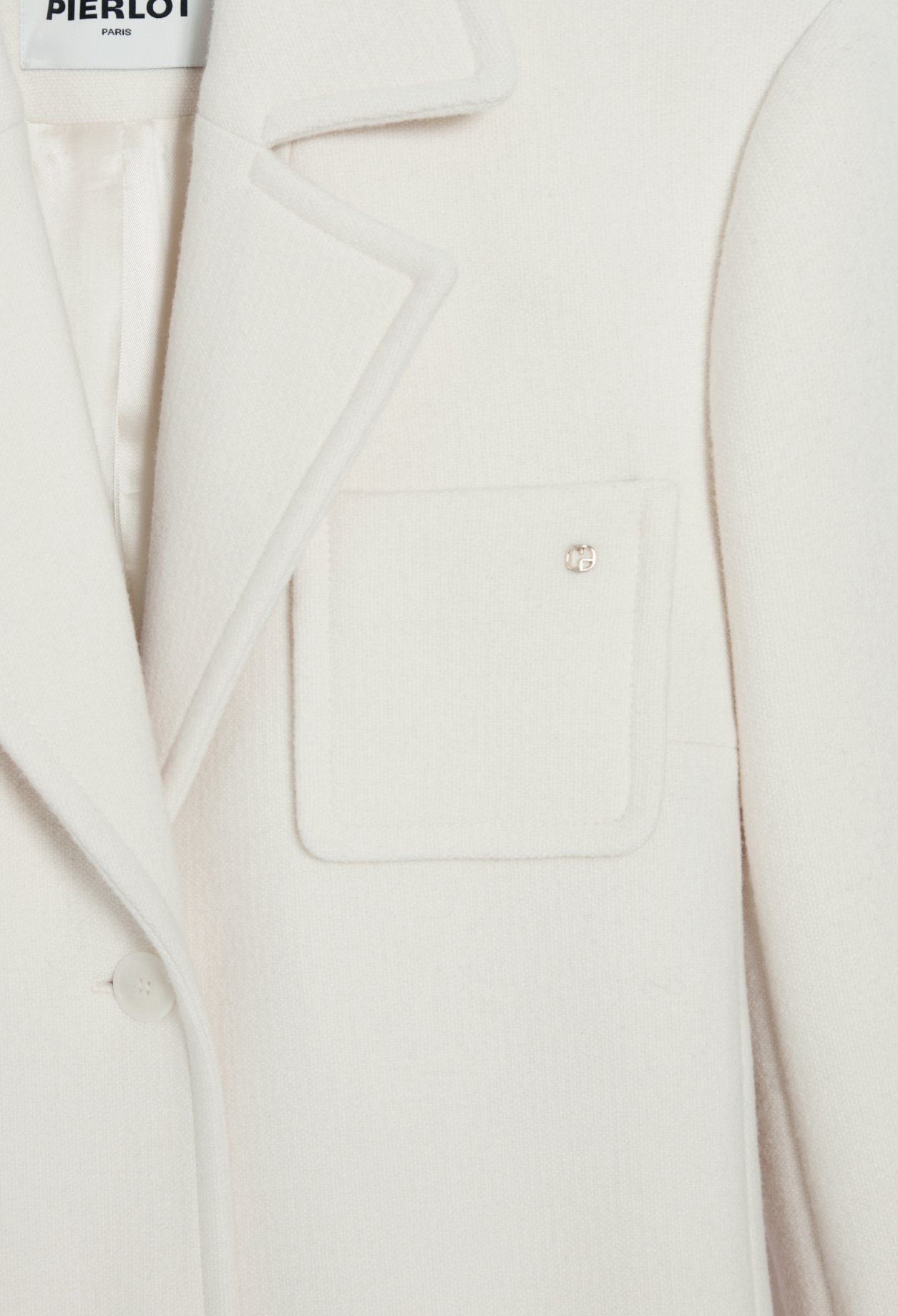 Manteau long ivoire