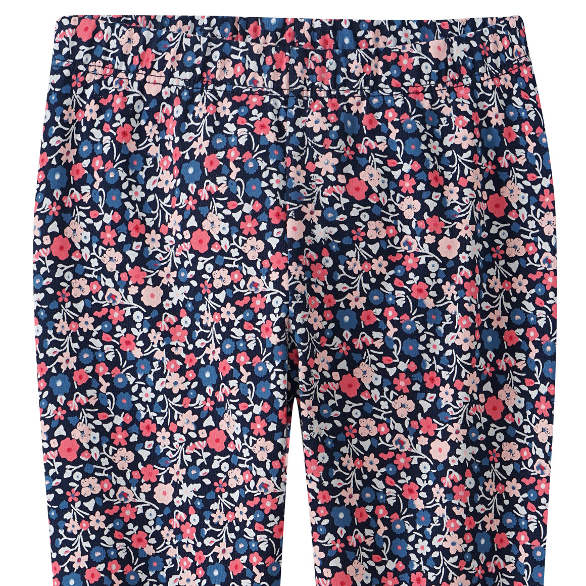 Topolino Mädchen Leggings mit Blumen-Allover dunkelblau