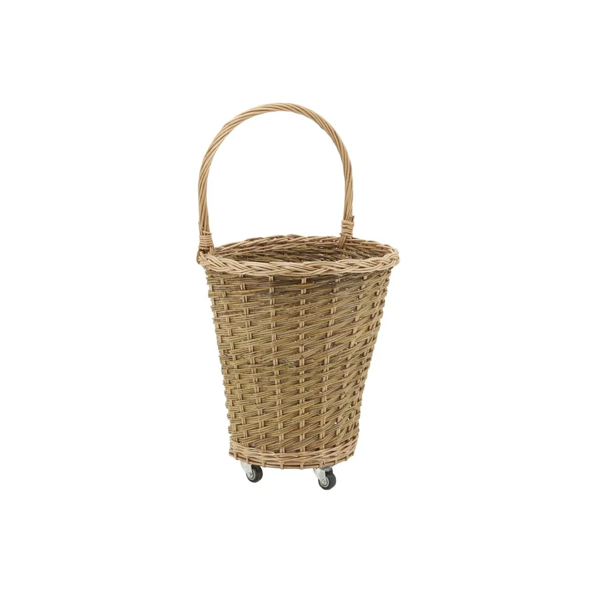 AUBRY GASPARD Chariot à bûches - Osier buff brun