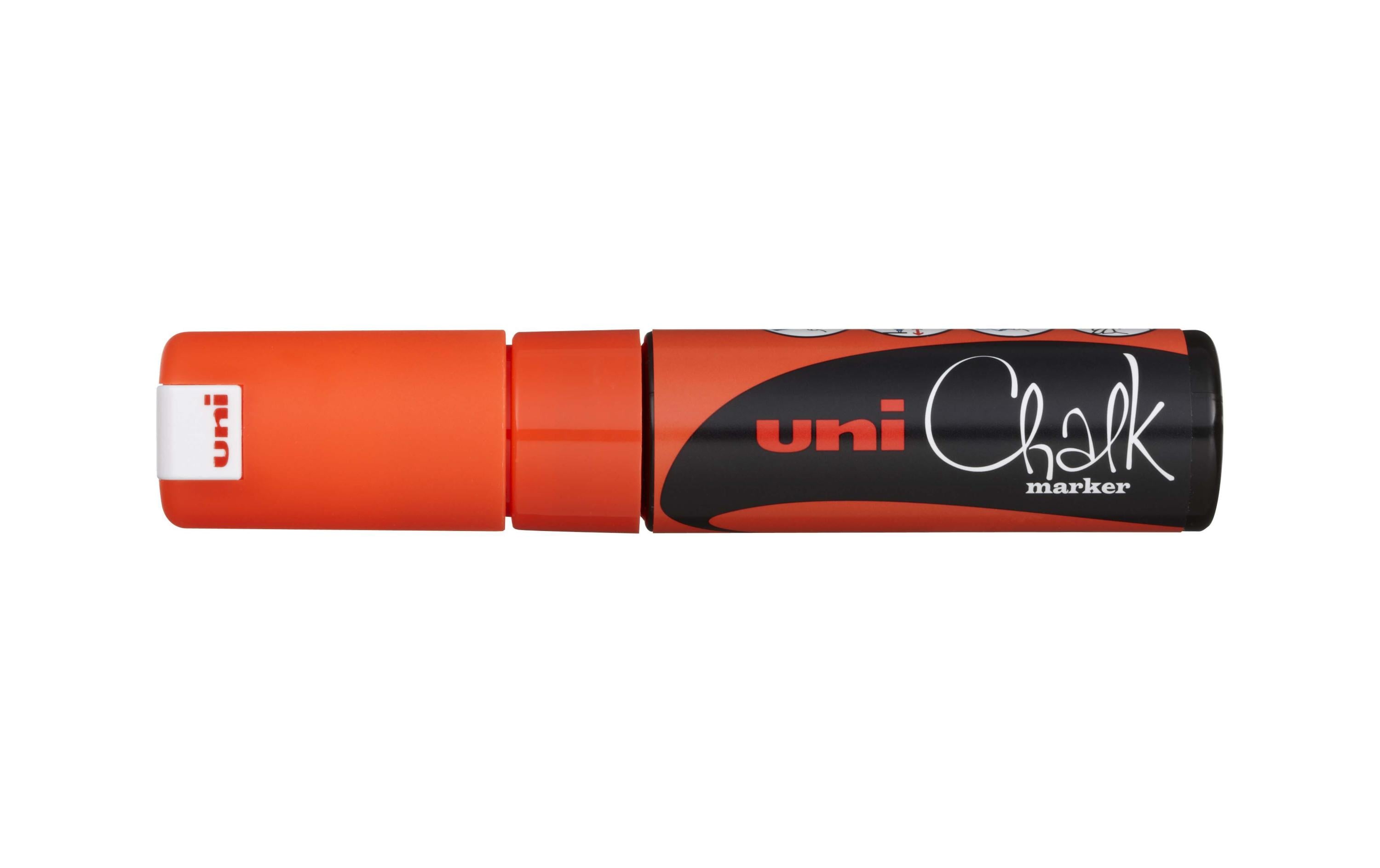 Kreidemarker Uni CHALK 8 mm Fluo OrangeOranger Kreidemarker