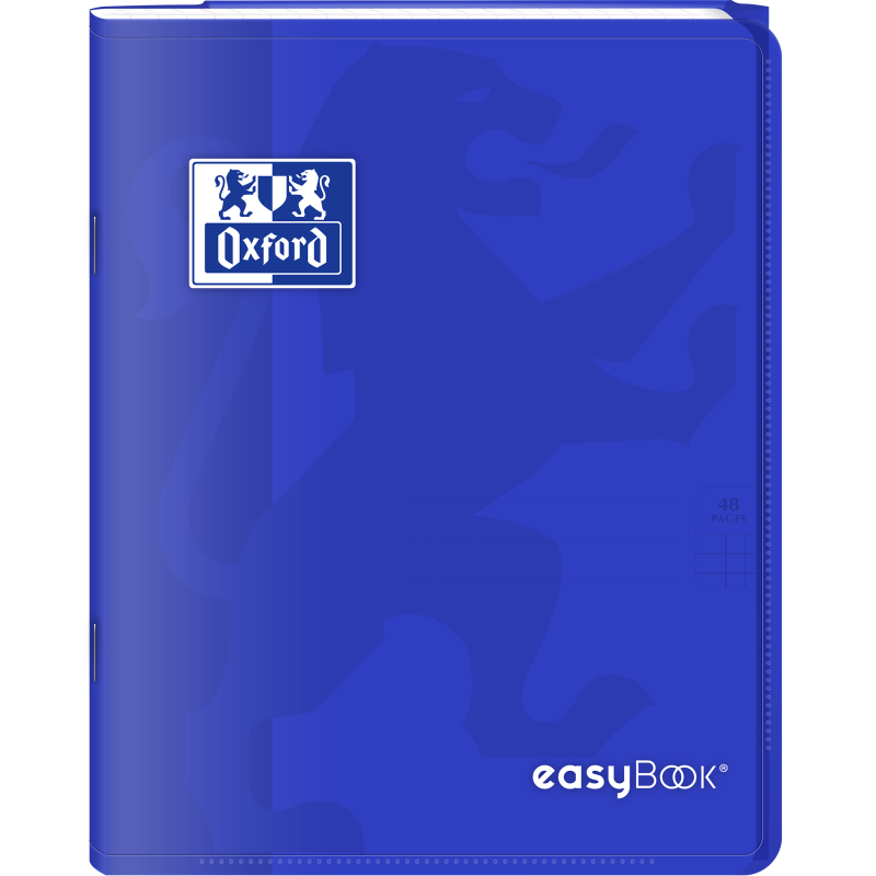 Cahier Oxford Easybook Agrafe 170X220 48P Optik P. Q5/5 Polypro Assorti