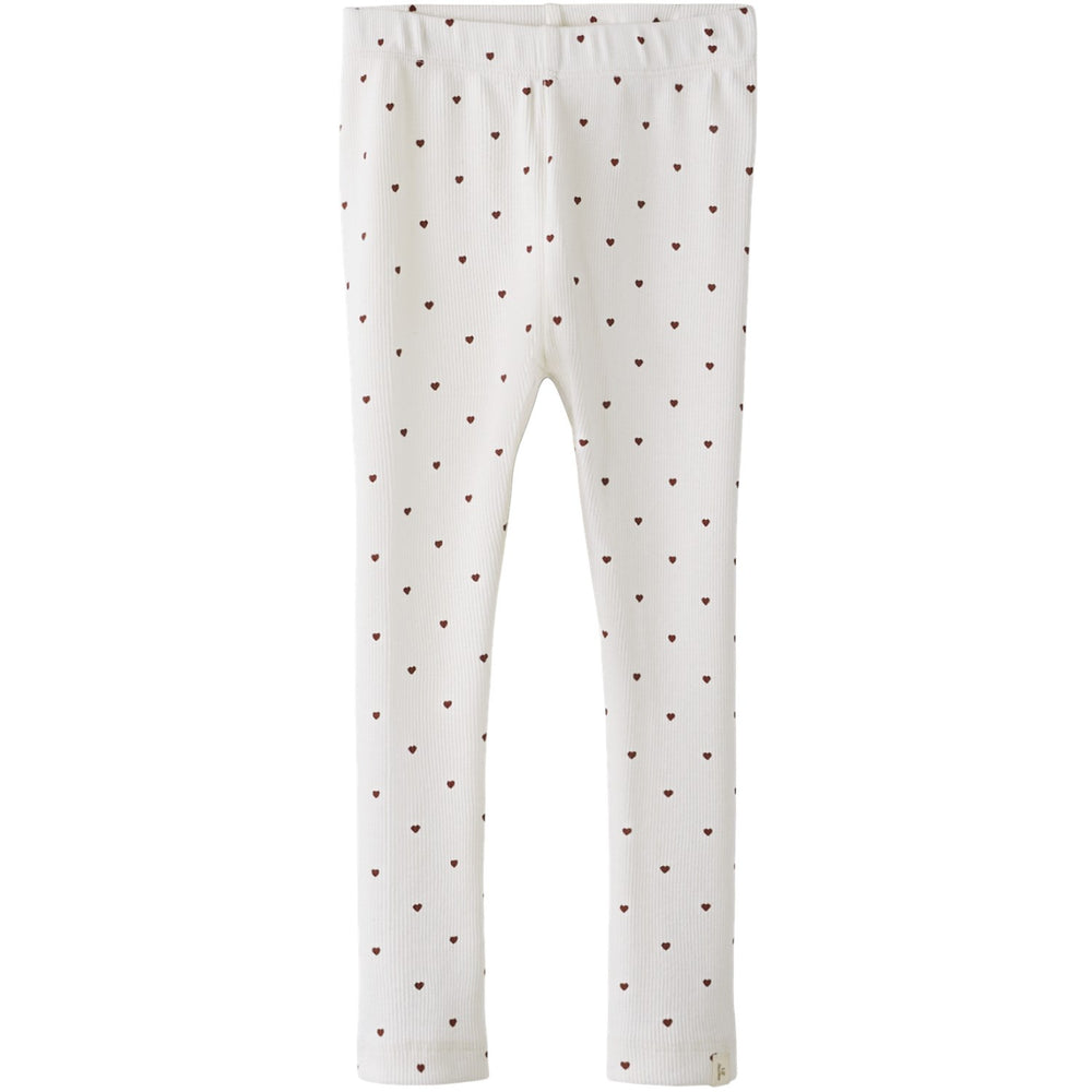 Køb Lil'Atelier Coconut Milk Heart Nmfgago Slim Leggings Lil Noos