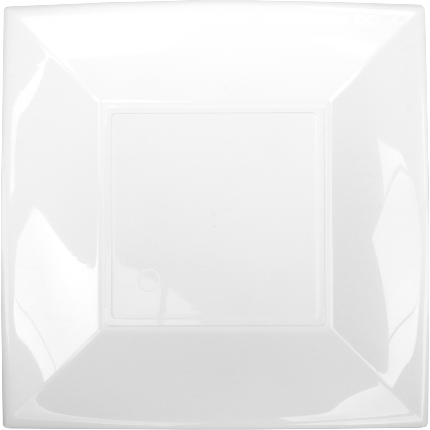 Goldplast Bord, reusable, vierkant, 1-vaks, pP, 18x18cm, wit