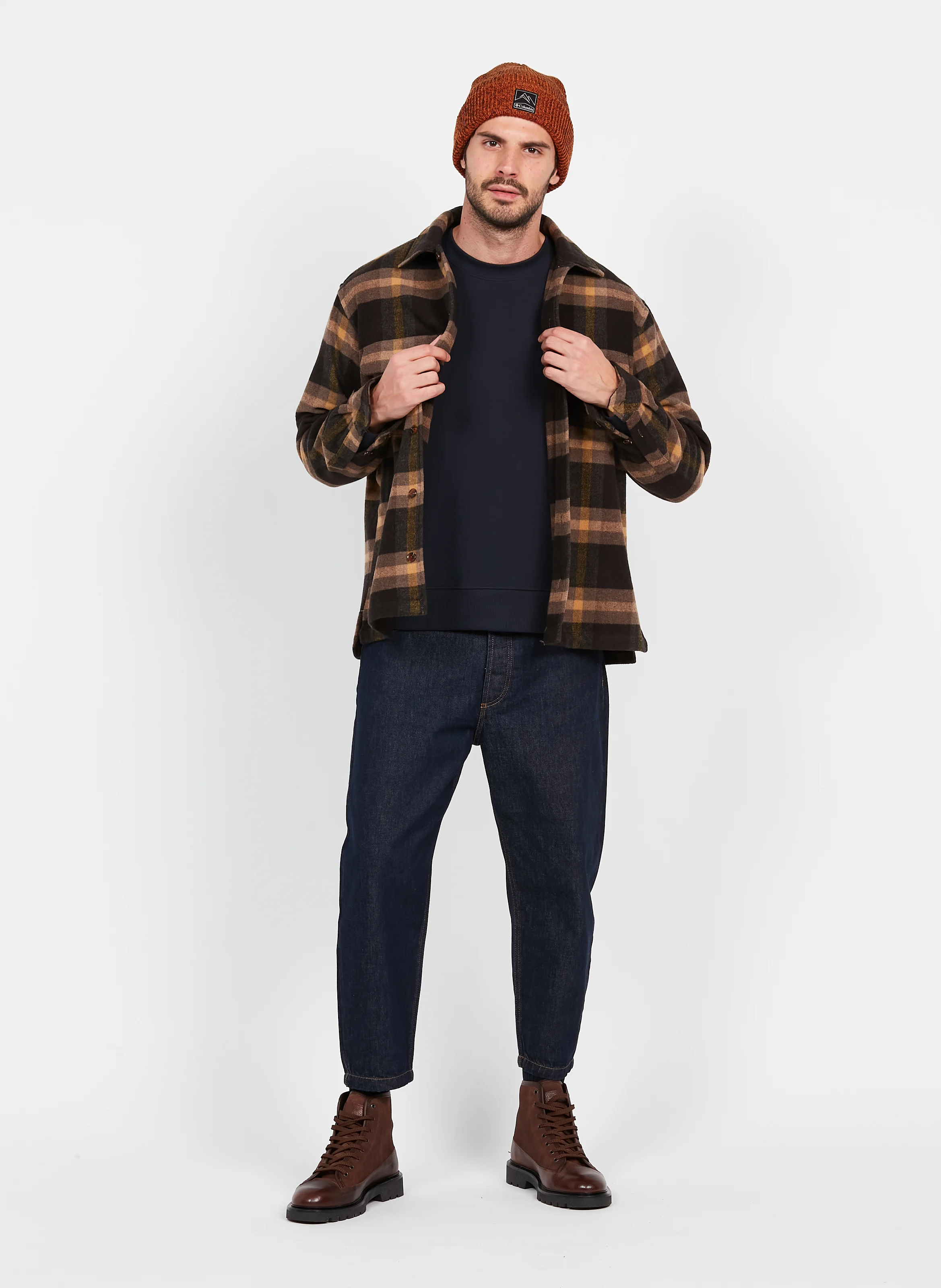 Bottines en cuir | Marron