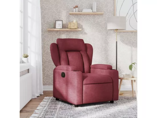 Fauteuil inclinable Rouge bordeaux Tissu