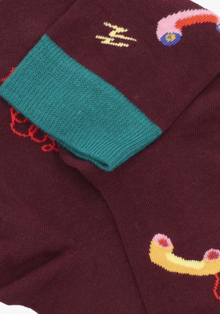 HAPPY SOCKS rode happy socks sokken stay in touch
