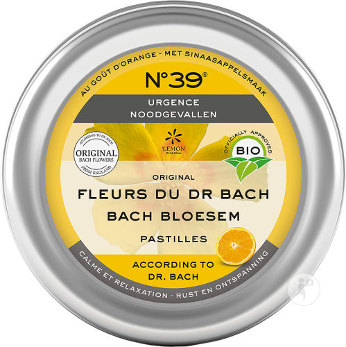Fleurs de Bach N°39 Urgence Pastilles Bio 50g