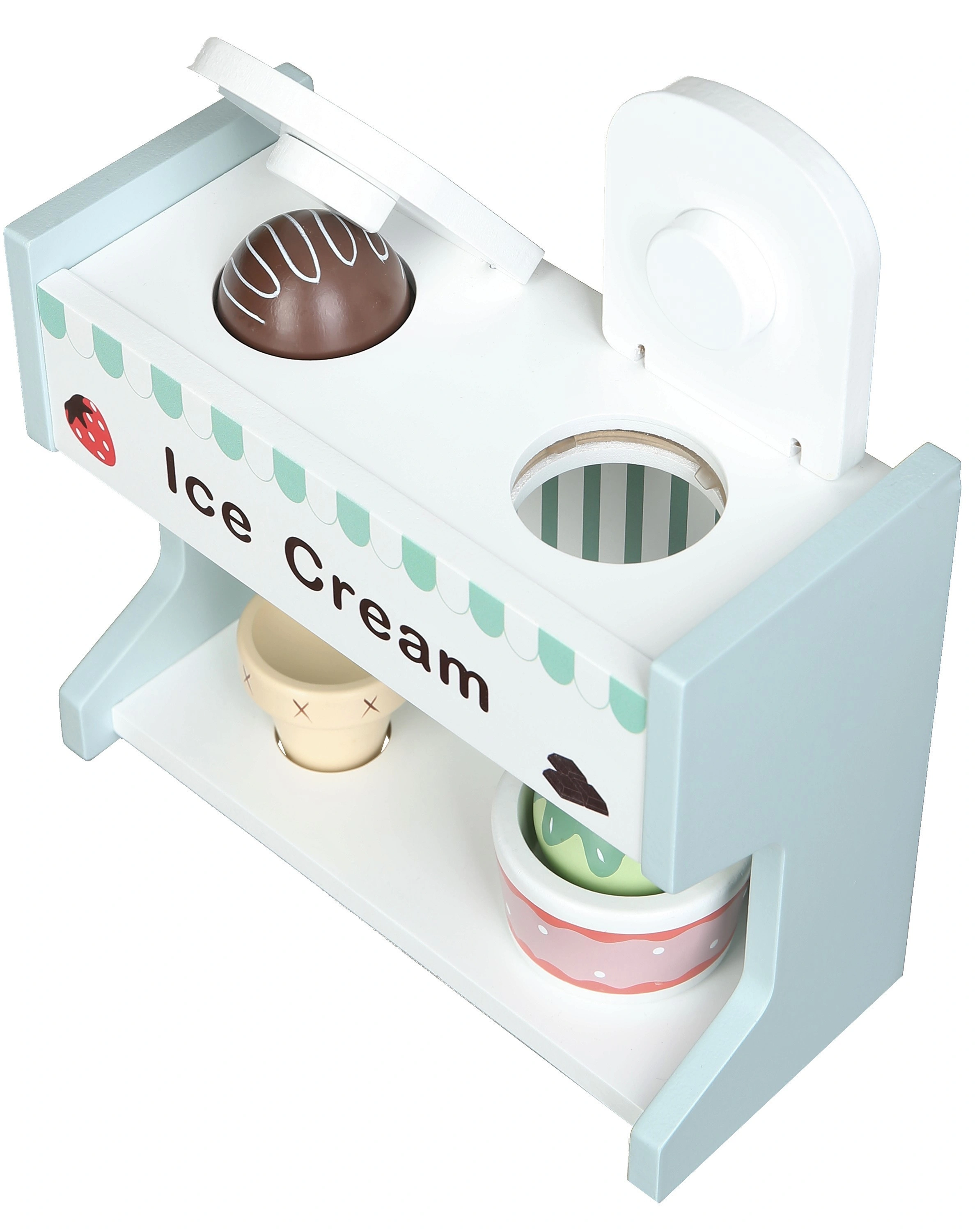 Eismaschine CREAMY aus Holz