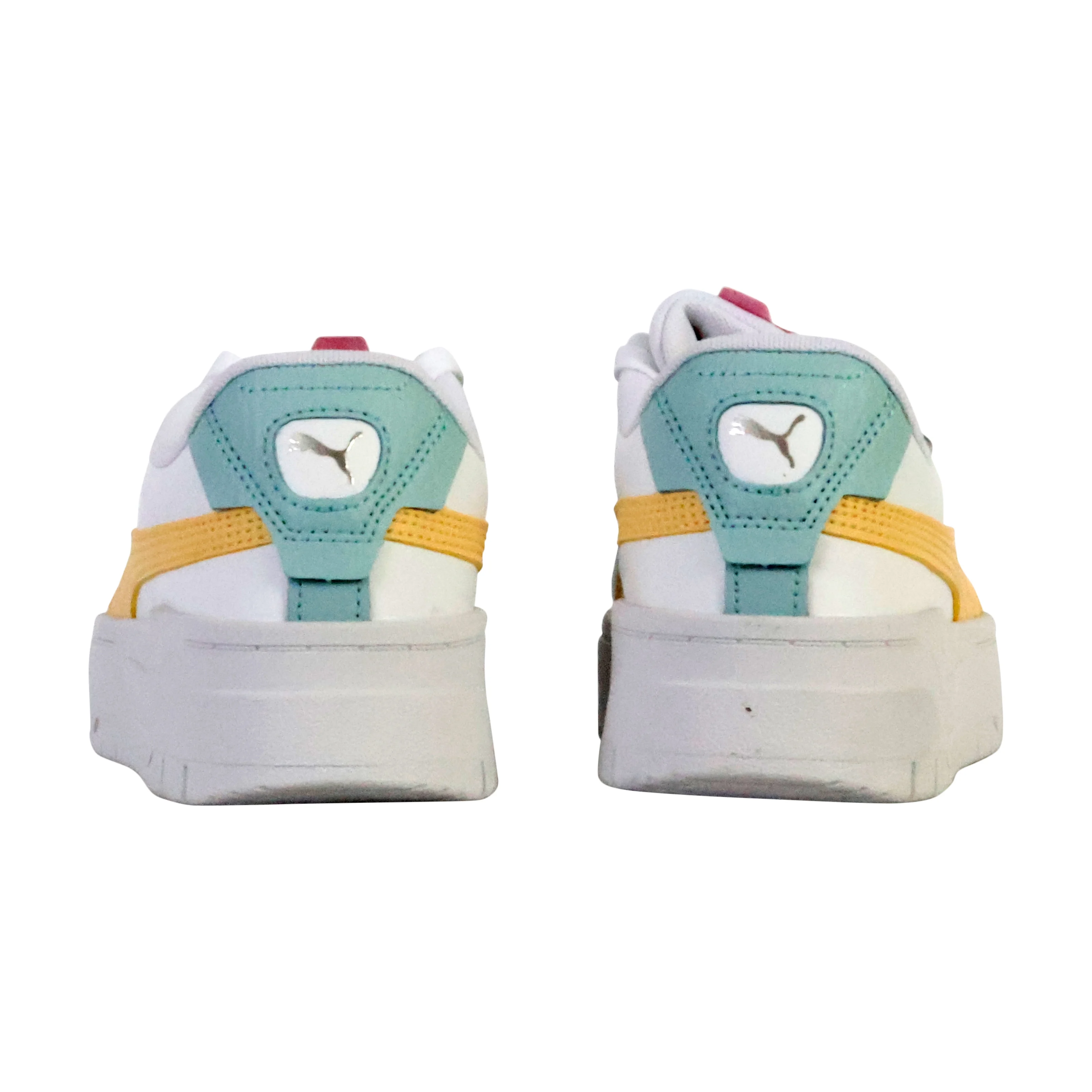 Basket cuir juniorcali dream pastel | Blanc