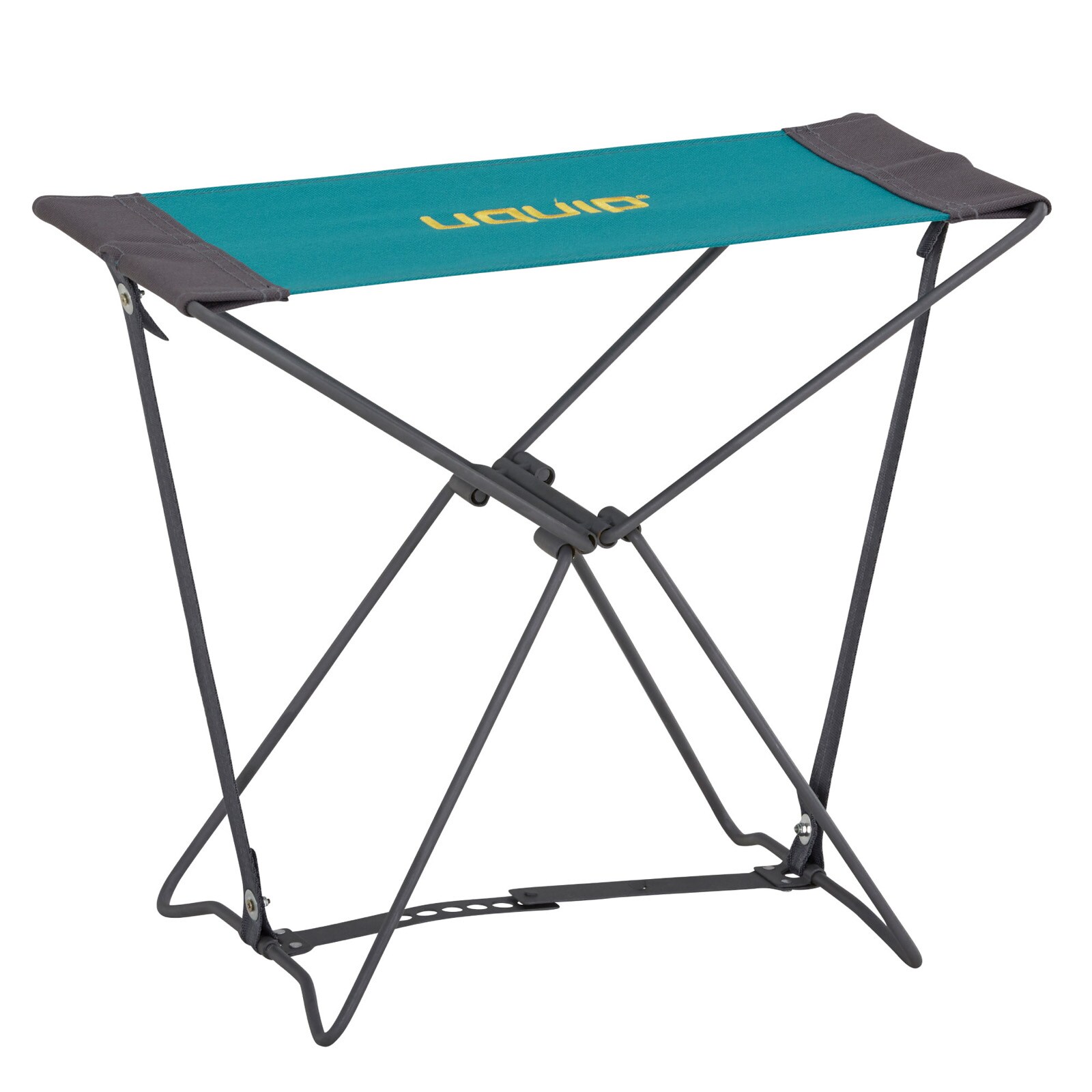UQUIP Mini Falthocker Fancy Camping Klapphocker Campinghocker Angelhocker 100kg Farbe: Blue/grey