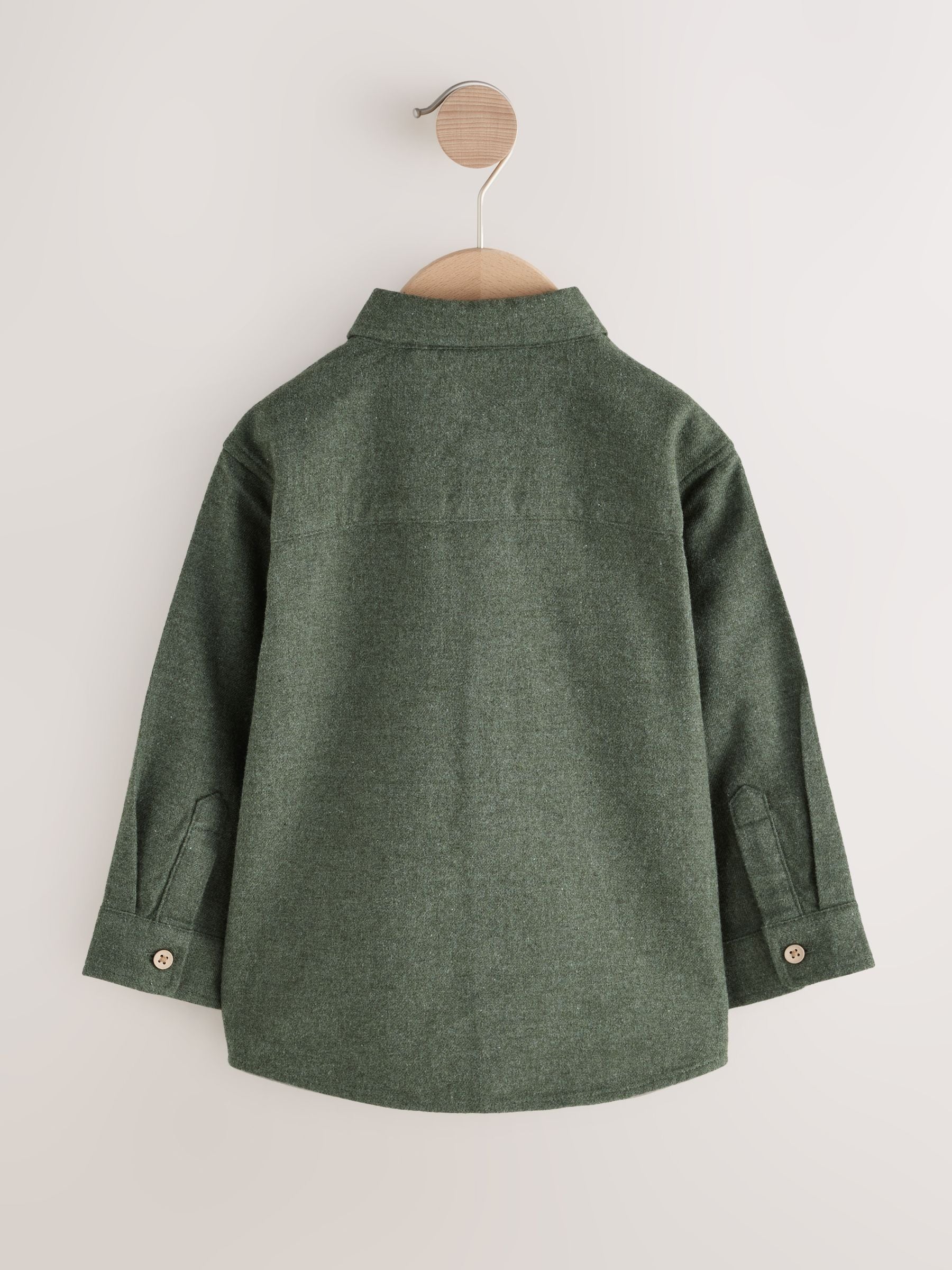 Groen - Shirt met melange-figuren en lange mouwen (3mnd-7jr)