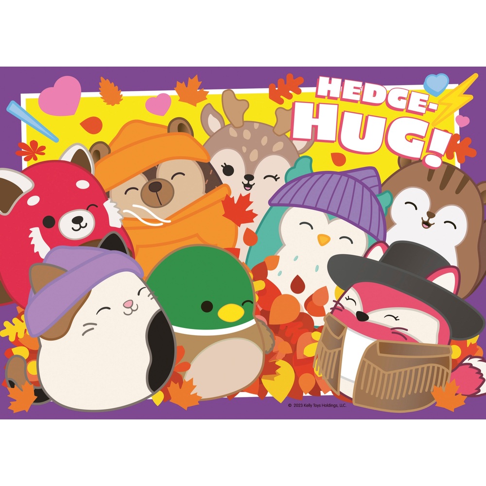 Ravensburger Squishmallow 4 x 100-teiliges Riesen-Puzzle