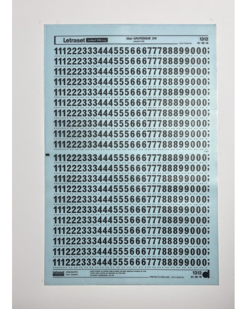 letraset-1312- GROTESQUE 216 - 36pt