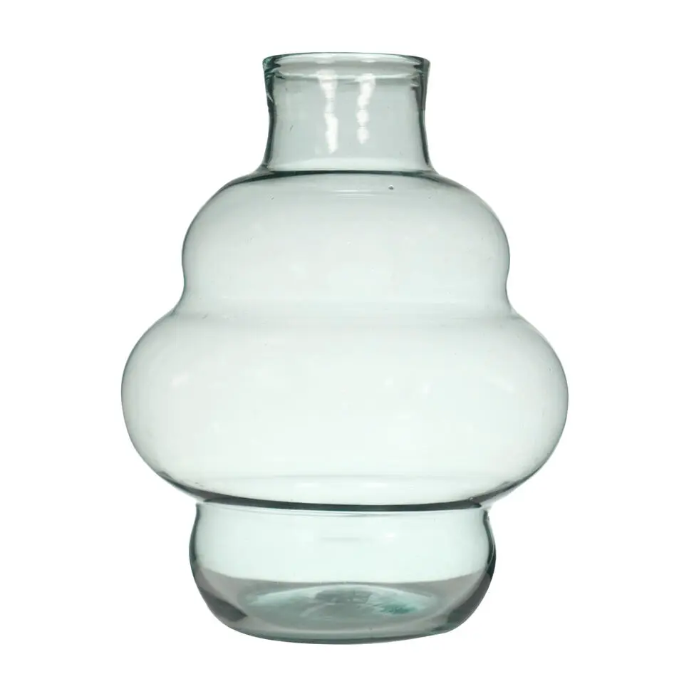 Hakbijl Glass Bloemenvaas Denise - transparant - glas - D25