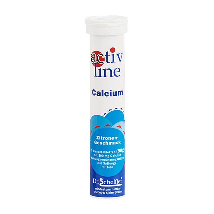 Activline Calcium Zitrone Brausetabletten, 20 St
