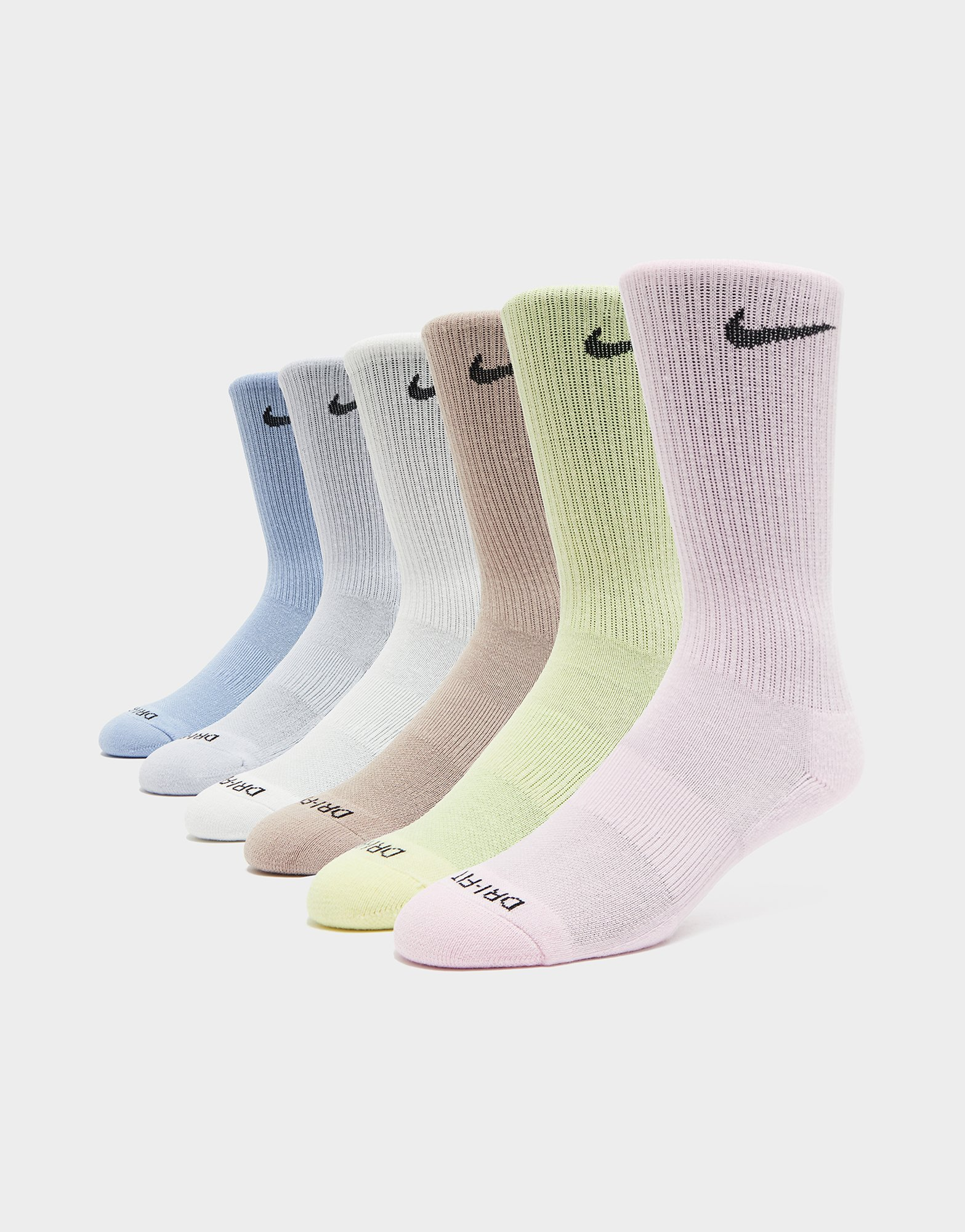 Nike Lot de 6 Paires de Chaussettes coussinées Everyday Plus Homme
