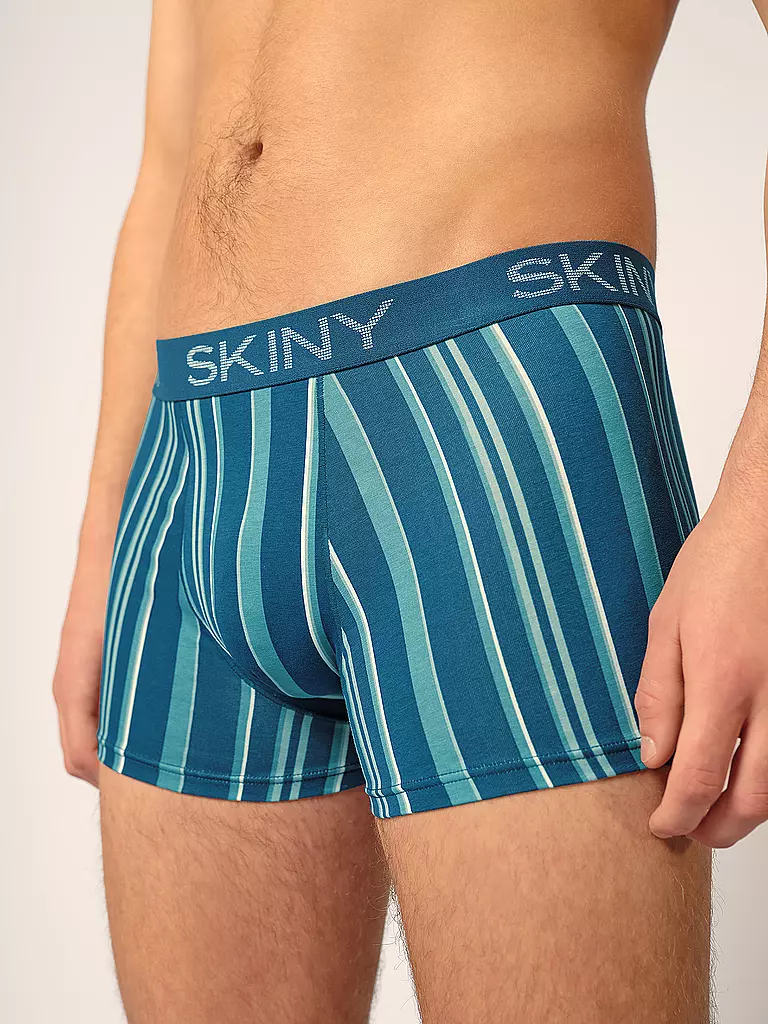 SKINY Pants 2er Pkg. lapisblue stripes selection mint