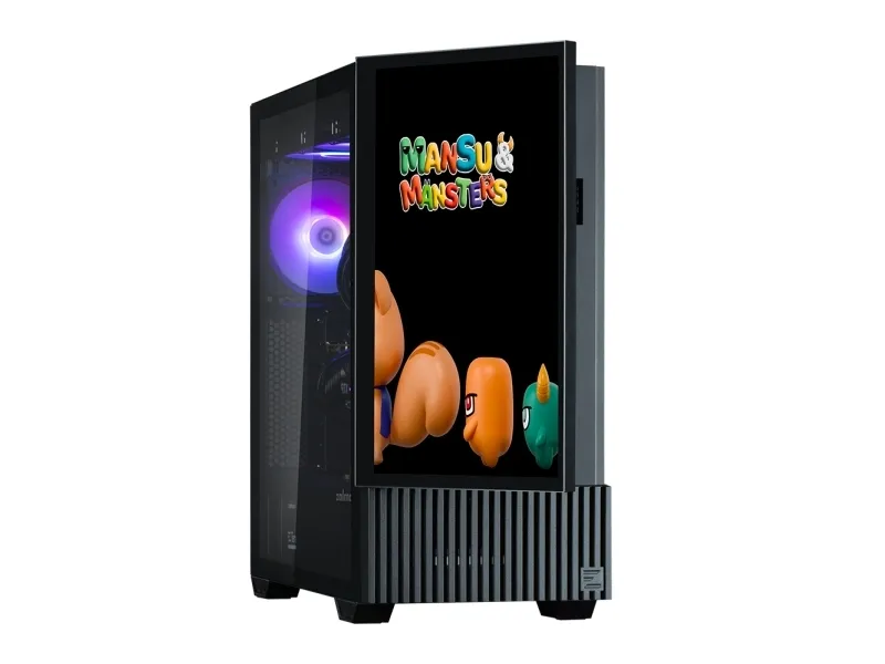 Zalman Case Z10DS Sort ATX Mid Tower ARGB-blæser