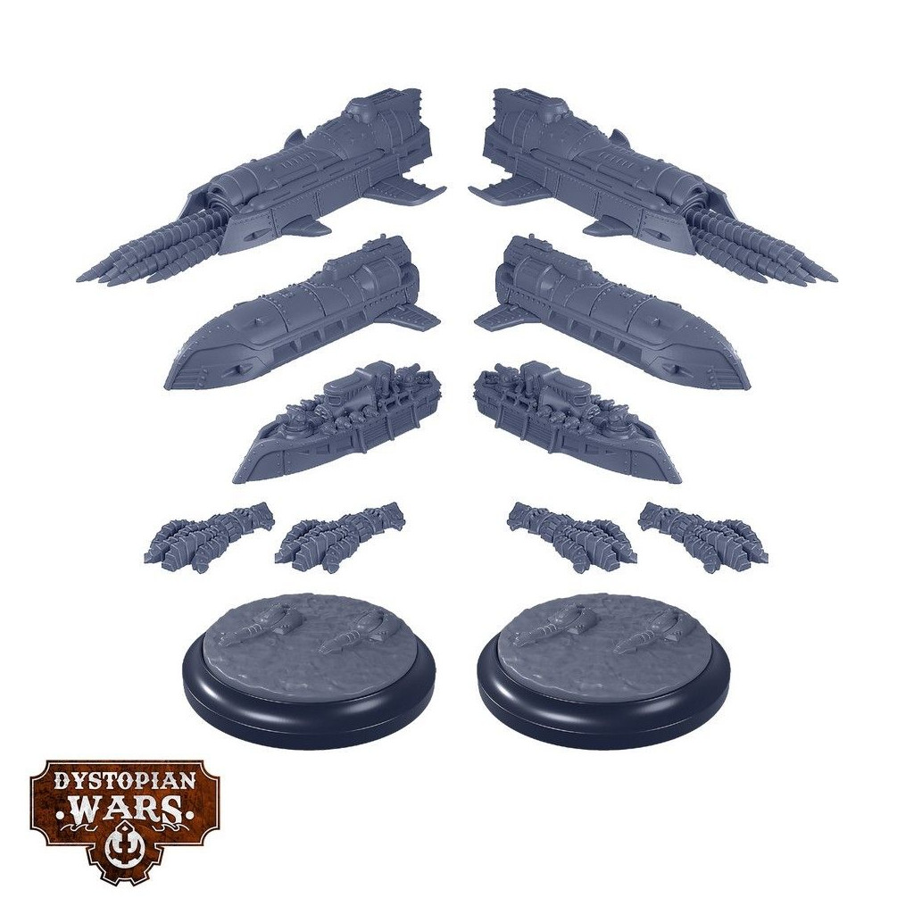 Dystopian Wars - Japanese Support Squadrons