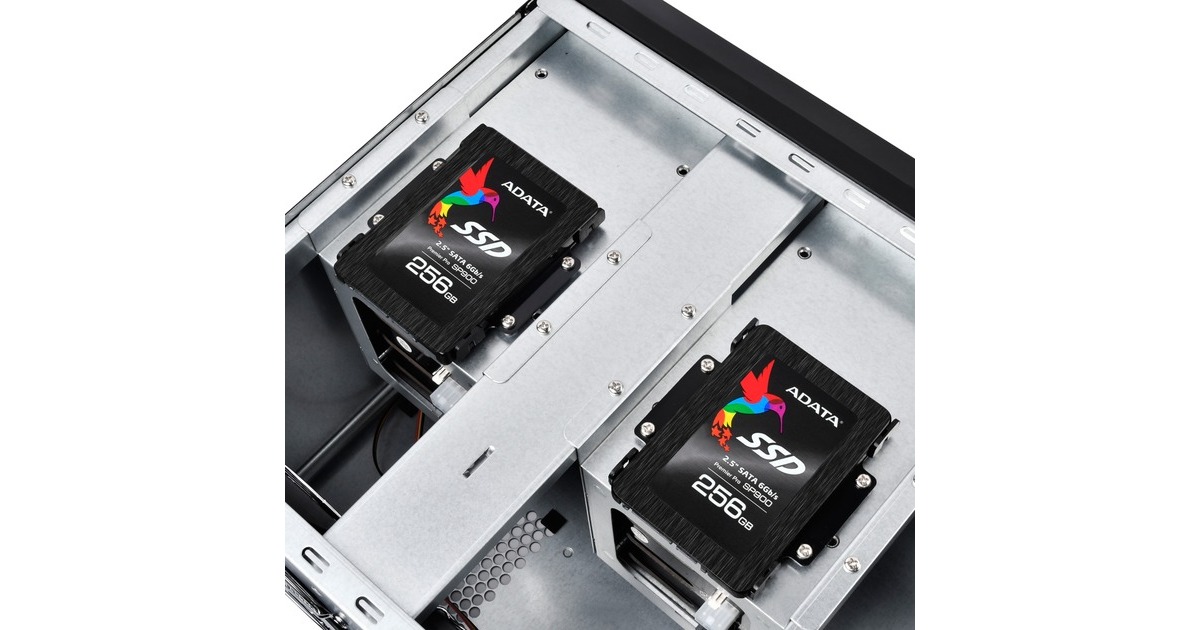 SilverStoneCS381B v1.1 rack behuizing  (Zwart | 2x USB-A 3.2 (5 Gbit/s) | 2x Audio)