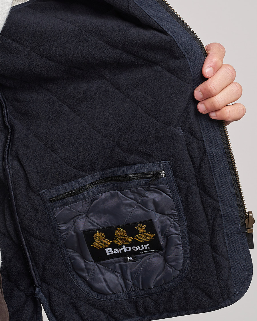 Barbour Lifestyle Quilt Waistcoat/Zip-In Liner Navy